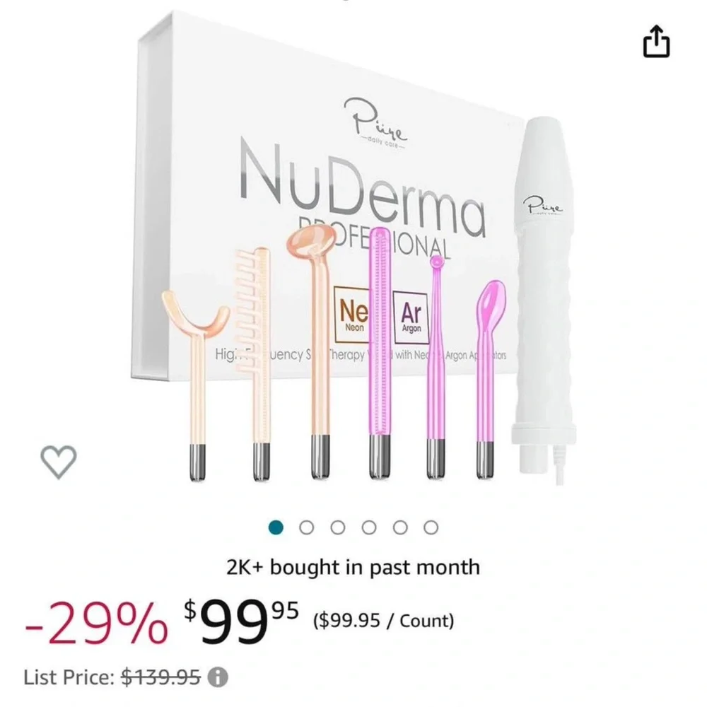 NuDerma high frequency wand - Picture 2 of 3